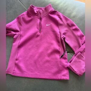 Nike Hot Pink Therma-FIT Girls Med Athletic Sweatshirt
